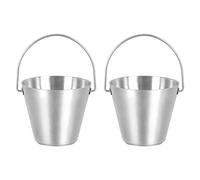 Cabilock 2pezzi Portauova in Acciaio Inox Contenitore Per Uova Secchio Per Uova Per Casa Comodo Da Usare Design Moderno Ed Elegante