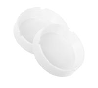 Cabilock 2pezzi Posacenere Compatto e Raffinato Per Ufficio e Patio Design Minimalista e Leggero Contenitore Per Cenere Resistente e Facile Da Pulire