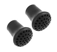 Cabilock 2pezzi Puntali Stampelle Antiscivolo in Gomma Coperture Protettive Impermeabili per Bastoncini da Trekking e Passeggio Tappi per Punta di Alpenstock