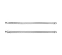 Cabilock 2pezzi Supporto Led Flessibile Collo d Oca Braccio Snodato in Ferro Attacco Filettato Per Lampade Da Tavolo Regolabili Colore Cromato Resistente