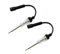 Cabilock 2pezzi Tester Accensione Per Auto Due Fori Strumento Diagnostico Per Bobine e Candele Rilevatore Scintilla Durevole e Pratico Per Test Rapido Impianto Di Accensione Cilindro