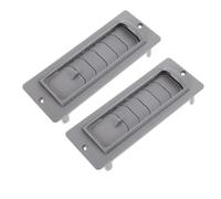 Cabilock 2pezzi Ventilazione Per Cruscotto Veicolo Copertura Bocchetta Aria Condizionata Auto Deflettore Aria Cruscotto Anteriore Adatto Auto Camion Attrezzature Edilizie Materiale Abs