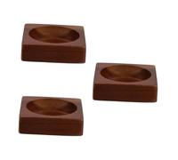 Cabilock 3 Pezzi Base per Macinapepe e Condimenti Supporto Robusto e Antiscivolo Acacia Organizer per Cucina e Tavola Pedana Quadrata per Macinini e Bottiglie