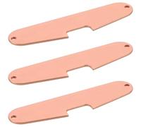 Cabilock 3 Pezzi Base per Pickup Single Coil in Metallo per Chitarra Elettrica St, Distanziatore per Pickup Piastra di Rame, Supporto per Allineamento Stabile e Miglioramento Sensibilità