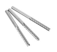 Cabilock 3 Pezzi Carbide Milling Bits Sprint Drill Tungsten Steel Rotary End Mills For Metal Plastic Composite Precision Processing