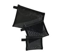 Cabilock 3 pezzi Cosmetiche Rete Trasparente con Zip Portatrucchi da Viaggio Capacità Resistente e Facile da Pulire Organizer Portatile per Cosmetici e Articoli da Toilette