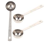 Cabilock 3 pezzi Cucchiai Dosatori Acciaio Inossidabile per Dessert e Tè Facili da e Resistenti per Ogni Occasione
