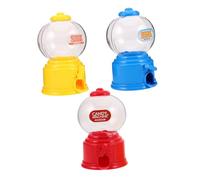 Cabilock 3 Pezzi Mini Distributore Caramelle per Dispenser Candy Plastica Robusta Design Compatto e Facile da Usare per Feste Compleanni e da Desktop Contenitore Snack Divertente