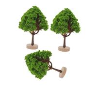 Cabilock 3 Pezzi Modellini Artificiali Mini per Diorama Paesaggistico Miniature Realistiche in Plastica per Scenari Architettonici Modellismo Ferroviario e Decorazioni da Giardino