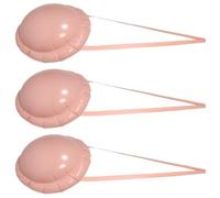 Cabilock 3 Pezzi Pancia Artificiale da Gravidanza Gonfiabile per Babbo | PVC Leggero, con Cinghia e Valvole per Gonfia e Sgonfia Rapidi, Morbida sulla Pelle
