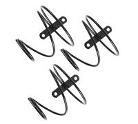 Cabilock 3 pezzi Portabottiglie da Parete in Ferro Spirale Espositore Vino Stabile e Moderno Cantinetta Vino da Muro Facile da Assemblare Porta Vini Parete Raffinato e Sicuro