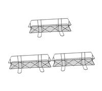 Cabilock 3 Pezzi Scaffale Portaoggetti Per Wc Da Bagno Organizer Multiuso Facile Da Installare Robusto Materiale in Ferro