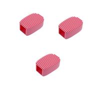 Cabilock 3 Pezzi Spazzola Per La Pulizia Dellasse Da Bucato in Silicone Morbido Per Una Pulizia Delicata Portatile Per Colletti Polsini Calzini Piastrelle Scarpe