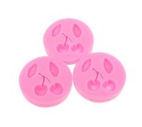 Cabilock 3 Pezzi Stampo fondente muffa frutta SPAPO FORMAZIONE stampi al cioccolato stampi per mousse da dessert in silicone Gel silice rosa