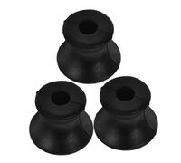 Cabilock 3 Pezzi Supporto Per Diapason Per Meditazione Base in Gomma Universale Strumento Musicale Per Casa Viaggio Yoga Terapia Del Suono Accessori