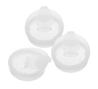 Cabilock 3 Pezzi Tappi per Plastica Bianco Coperchi Ricambio per Brocche Dacqua Vetro Tappi Antisversamento per Caraffe e Brocche