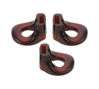 Cabilock 3 Pezzi Trainer Bocchino Flauto in Ergonomico per Flauto di Bambù e Dizi Aiuto Embouchure per Controllo Respiro e Produzione Tono Strumento Pratica Antaffaticamento per