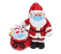 Cabilock 3 Pz addobbi Natalizi Arredamento insolito Ghirlanda Porta Kit - Decorazione Natalizia - Decorazione casa Adorabile di Babbo Natale Decorazione Domestica Mini Statue Resina