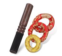 Cabilock 3 Pz Cuscino Per Campana Sonora Buddha Pad Per Ciotola Sonora Sottobicchieri Tè Cuscino Per Campana Tibetana in Cristallo Martello Sonoro Manuale Cotone Ciotola Musicale Buddista