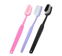 Cabilock 3 Pz Oggetti di scena divertenti per le feste Prop modello di spazzolino da denti gigante giocattolo oggetto decorativo per feste spazzolino decorativo Floccaggio