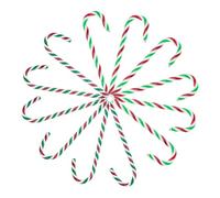 Cabilock 3 Set Lecca-Lecca Dell'albero di Natale Ornamento da Appendere di Natale Gommoso Luci Natalizie Christmas Lights Ornamento Dell'albero di Natale Impiccagioni Natalizie 12 Pezzi * 3