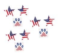 Cabilock 3 Set Ornamento del Dell'indipendenza Arredamento Decorazione per Camera The Office Merchandise Home Decor Ornamento da Scrivania Ornamento A Tema USA di Legno 3 Pezzi * 3