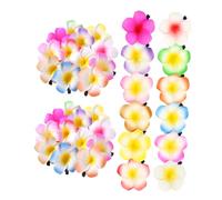 Cabilock 36 pezzi Fermagli Capelli Plumeria Artificiali Colori Clip Fiore Hawaiano Accessori Spiaggia Stagione Festa Tropicale