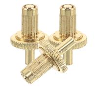Cabilock 3pezzi Perni per Ponte Chitarra Elettrica Inserti Viti Metalliche per Chitarra da Perni di Montaggio Parti per Ponte Accessori per Viti per Intonazione del Ponticello