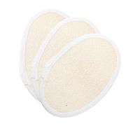 Cabilock 3pezzi Spugne Di Luffa Naturali Per Doccia Spugne Esfolianti Per Bagno Con Spago Dischetti Di Spugna Di Luffa Per Pulizia Delicata e Profonda Del Corpo