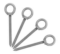 Cabilock 4 Pezzi Bulloni Occhiello Acciaio Inossidabile Ganci Vite Autofilettanti Heavy Duty per Appendere Amache Piante e Decorazioni Interni ed Esterni