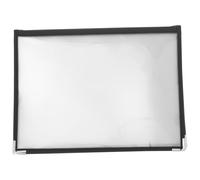 Cabilock 4 Pezzi Cartella Menu A4 in Pvc Trasparente, 4 Pagine 8 Viste