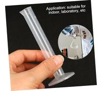 Cabilock 4 pezzi Cilindri Graduati in Plastica Trasparente Misuratori Liquidi Resistenti con Beccuccio Versatore Linee Graduazione Facili da Leggere per e Uso Scientifico
