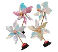 Cabilock 4 Pezzi Decorazioni A Forma di Mulino A Adorabili Decorazioni A Forma di Girandola per Cruscotto Auto Decorazioni A Forma di Mulino A per Cruscotto Auto Decorazioni