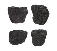 Cabilock 4 Pezzi Diffusore di Pietra Vulcanica per Aromaterapia Superficie Porosa per Diffusione Oli Essenziali, Pietra Nera di Lava per Ufficio e Concentrazione, Rilascio Aroma Prolungato