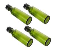 Cabilock 4 pezzi Dispenser per Olio Vetro per Condimenti e da Contenitore Trasparente per Cucina e Condimenti Design Moderno e