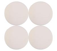 Cabilock 4 Pezzi Inserto per Cuscino Rotondo in Schiuma Espansa 29 Cm X 2 Cm, Imbottitura per Cuscini Fai da Te per Sedie, Cuccia Cani, Sedia a Rotelle e Divano, Imbottitura Comoda