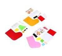 Cabilock 4 Pezzi Kit Natale da Te per Materiale Educativo per Regalo e attività Scolastiche Sviluppo Manualità e Coordinazione per Scuola e Famiglia