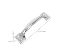Cabilock 4 Pezzi maniglia del cabinet Porta per porta pesante tirare maniglie tira del cassetto Acciaio inossidabile