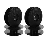 Cabilock 4 Pezzi Organizzatore per Bobine di Filamento per Stampante 3d in Abs Nero, Struttura senza Cuciture Design a Bobina, Riutilizzabile per Progetti Creativi Desktop e Produzione