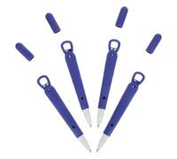 Cabilock 4 Pezzi Penna di Sicurezza in Silicone Non Letale Portatile da 4,5" per Interviste e Centri di Detenzione, Strumento di Scrittura Sicuro per Ospedali Psichiatrici