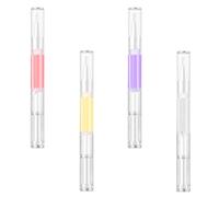 Cabilock 4 Pezzi Penna per Cura delle Unghie Nutriente da 2ml Olio Minerale e Cera D'api, Portatile per Uso a Casa in Salone di Nail Art