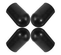 Cabilock 4 Pezzi Puntale in Gomma per Contrabbasso 10mm, Tappo Antiscivolo per Puntale Basso, Accessori per Perno Terminale Stabile e Resistente per Esibizioni