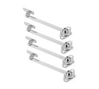 Cabilock 4 Pezzi Supporti per Armadio in Acciaio Cerniere Telescopiche Resistenti con Chiusura Rallentata Supporto Ribaltabile per Cucina Compatta e Ottimizzazione