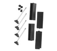 Cabilock 4 Pezzi Testa Estensibile per Barriera con Clip Cintura e Fibbia Fine per Standard Stanchion Controllo Affollamento e Gestione Sicurezza Pubblica