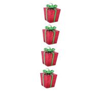 Cabilock 4 Pz Scatola a LED di Natale Fascio Regali Guidato Orpello Decorazione Decorazioni Scatole per Bomboniere Scatoline Scatole Bomboniere Natalizie Ferro da Stiro