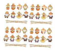 Cabilock 4 Set Decorazioni per Feste Festa Decorazione Sospesa Palma Gonfiabile Maio Decorazioni di Compleanno Fiesta Festival Gnomi Artigianato Cinco De Mayo Carta 8 Pezzi*4