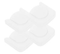 Cabilock 4 Set Supporti Magnetici da Parete per Telecomandi Porta Telecomando Magnetico in Resistente per Tv e Proiettore Organizer da Muro per Stoccaggio Facile e Pratico