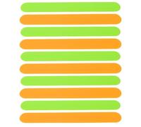 Cabilock 40 Abbassalingua in Plastica Riutilizzabile, Strumento per Esame Orale Pediatrico, Spatole Addestramento Cliniche Pediatriche, Confezione 40 Pezzi Verde e Arancione, Uso