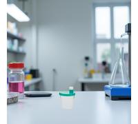 Cabilock 40 Contenitori per Campioni di Urina Sterili da 30 Ml Coperchio a Vite e Bicchiere Graduato Set Medico per Analisi Cliniche in Laboratorio Protezione Anti Fuoriuscite per Uso