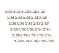 Cabilock 40 Pezzi Ciondoli per Nail Art Numeri in Strass Argento Gioielli per Unghie Flatback in Lega Resistente Decorazioni Manicure per Eventi e Uso Quotidiano